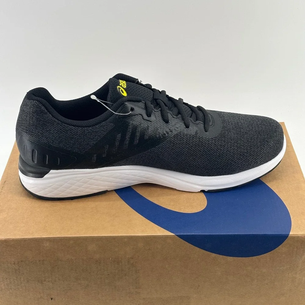 ASICS Gel-Run Adapt Men 9.5 Black Bright Yellow 1011B786-002 Running Sneakers